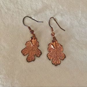 🍂🧚🏽 Forest Fairy Leaf Earrings 🧚🏽🍂